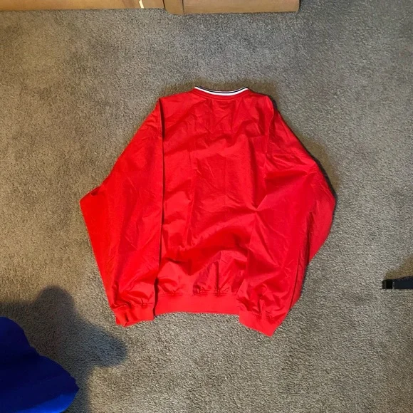 Vintage Y2K Nike Red Wisconsin Pullover - Picture 5 of 5